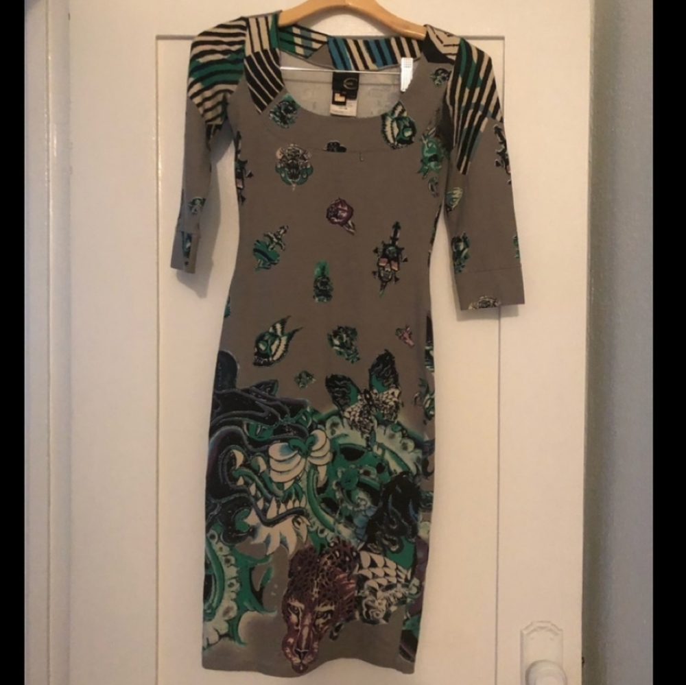 Just Cavalli bodycon cotton dress